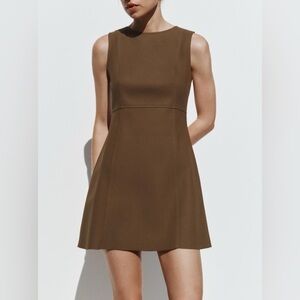 NWT ZARA SHORT SLEEVELESS DRESS